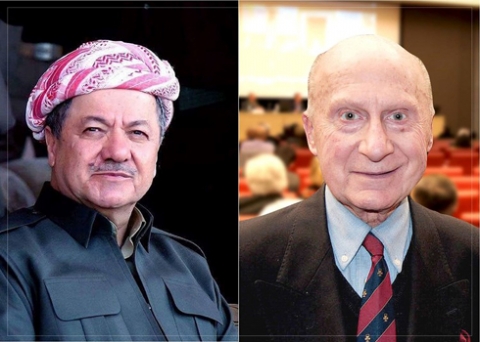 الرئيس البارزاني يعزي عائلة السفير الفرنسي السابق بيرنارد دورين