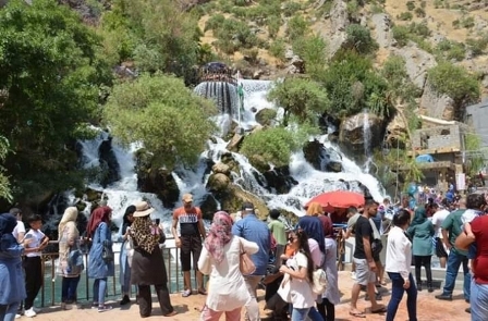 الآف السياح يصلون المواقع السياحية في راوندوز(شرق اربيل)