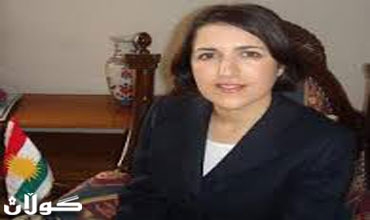 مسؤولة ممثلية حكومة اقليم كوردستان في بريطانيا بيان سامي عبدالرحمن ل( كولان):
