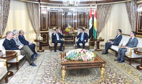 مسرور بارزاني يثمن دور المانيا بدعم البيشمركة ويوجه طلبا للمجتمع الدولي