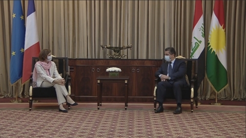 مسرور بارزاني يستقبل وزيرة الدفاع الفرنسية