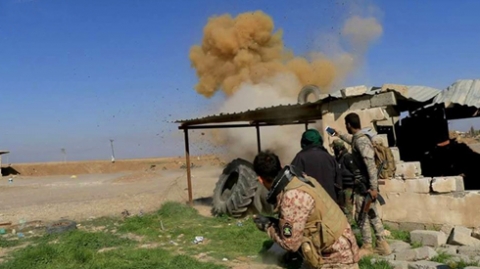 الحشد الشعبي يتهم الدنمارك بقصف أحد معسكراته غربي الانبار