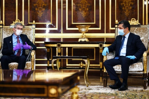 رئيس حكومة إقليم كوردستان يستقبل القنصل العام الأمريكي الجديد لدى الإقليم