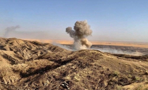 التحالف يدمر 5 أوكار لداعش في جبال حمرين