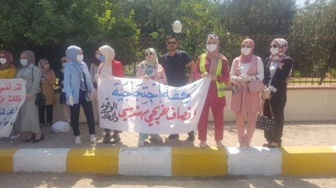 خريجو الهندسة والطاقة يتظاهرون في كركوك