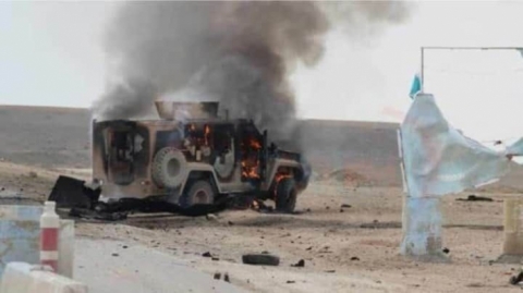 ناسفة تستهدف عجلة دعم لوجستي للجيش الأمريكي في ذي قار