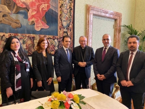 وفد من أوقاف كوردستان في الفاتيكان