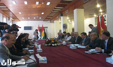 اربيل: بدء اجتماع تشكيل مجلس اعلى لتفاوض اقليم كردستان مع بغداد