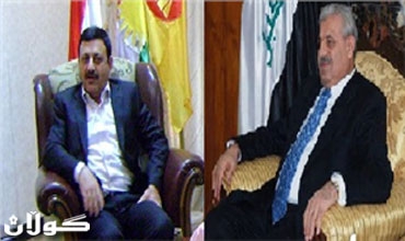 مسؤول 14 للحزب الديمقراطي الكردستاني ومحافظ نينوى يبحثان تجاوز الخلافات