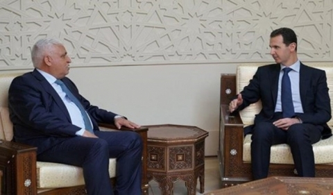 في ثاني زيارة له إلى دمشق خلال أقل من 3 أشهر .. الفياض يجتمع بالأسد