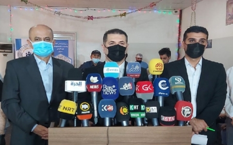 حملة تطعيم للوقاية من كورونا في دار المسنين بالعاصمة أربيل