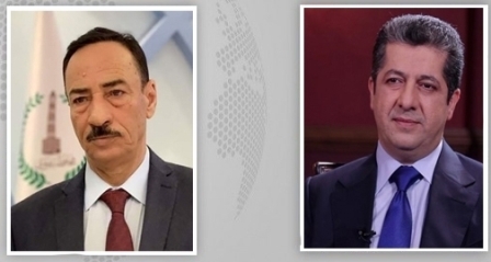 رئيس حكومة إقليم كوردستان يعزي محافظ نينوى بوفاة والدته