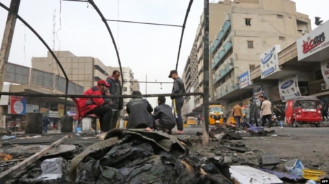 تجدد الصدامات بين قوات الأمن والمتظاهرين وسط بغداد