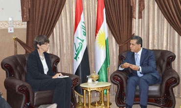 مسؤول العلاقات الخارجية يستقبل رئيسة المفوضية العليا للأمم المتحدة لشؤون اللاجئين في العراق