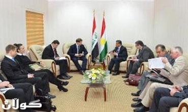 فلاح مصطفى يستقبل وفداً ليتوانياً