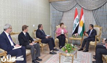 وفد من الخارجية الأمريكية يزور دائرة العلاقات الخارجية في حكومة إقليم كوردستان