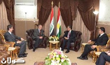 فلاح مصطفى يستقبل نائب الممثل الخاص للسكرتير العام للأمم المتحدة في العراق