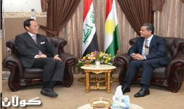 فلاح مصطفى يستقبل السفير الكوري الجنوبي بمناسبة إنتهاء مهام عمله كسفير لبلاده لدى العراق