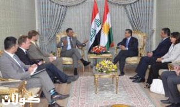 فلاح مصطفى يبحث مع نائب رئيس البرلمان النرويجي تعزيز العلاقات الثنائية