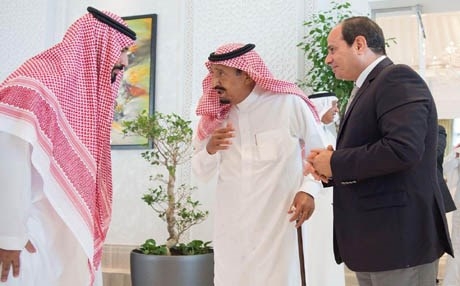 في زيارة غير معلنة.. السيسي يلتقي مع العاهل السعودي في نيوم