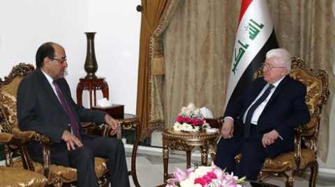 معصوم والمالكي يبحثان مساعي تشكيل الكتلة الأكبر