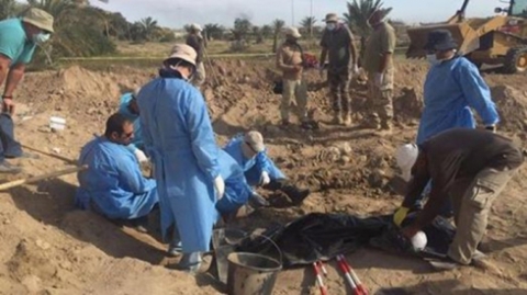 العثور على مقبرة جماعية شمال الموصل 