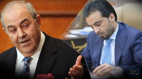 الحلبوسي ينبّه علاوي ويلوح بإقالته ما لم يحضر لجلسات البرلمان