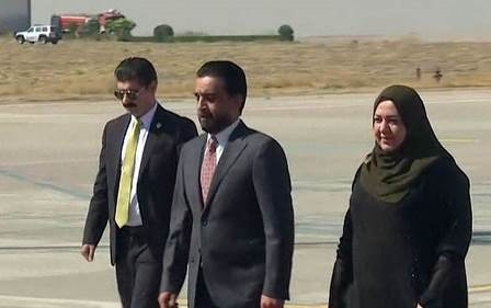 الحلبوسي يصل إلى أربيل ويجتمع مع كبار مسؤولي إقليم كوردستان