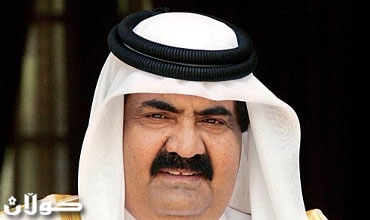 أمير قطر يؤيد ارسال قوات عربية الى سوريا