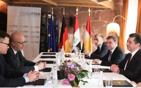 رئيس حكومة إقليم كوردستان يناقش الأوضاع الراهنة مع وفد من للحزب الديمقراطي الاشتراكي الألماني