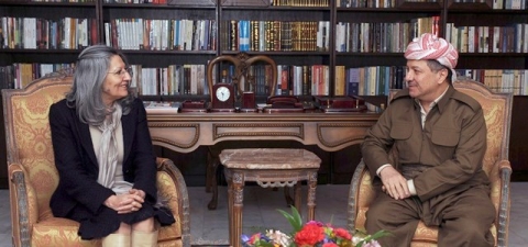 البارزاني يجتمع بالسيدة هيرو.. والاتحاد الوطني ينتظر الرد الأخير للديمقراطي