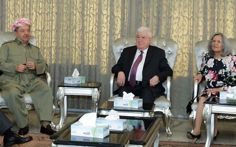 معصوم والبارزاني يقرران إرسال وفد رفيع المستوى إلى بغداد 