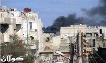 حمص تحت نيران القصف المستمر منذ اكثر من اسبوعين