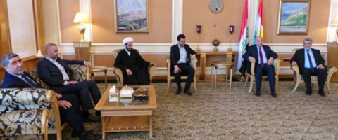وفد التيار الصدري في أربيل: البارزاني لديه رؤية واضحة لمستقبل العراق