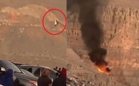  مصرع 4 في الإمارات بحادث تحطم مروحية