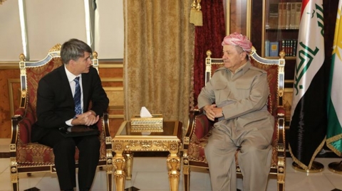 الرئيس البارزاني: داعش لايزال خطرا وخلافاتنا مع بغداد تحل بالدستور