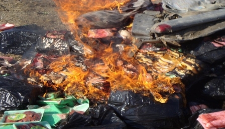 قادمة من ايران.. كوردستان تتلف أكثر من طن من الكبدة الممنوعة