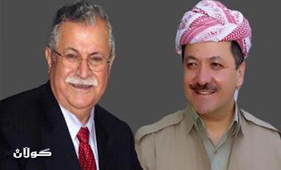 الرئيس بارزاني خلال اتصال هاتفي يطمئن على صحة الرئيس طالباني