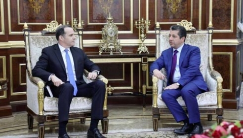 مسرور البارزاني يبحث مع مبعوث الرئيس ترامب تشكيل الحكومة العراقية