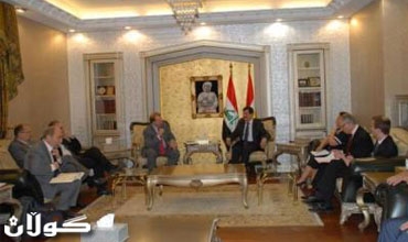 رئيس برلمان كوردستان يستقبل وفداً رفيعاً من برلمان الإتحاد الأوربي