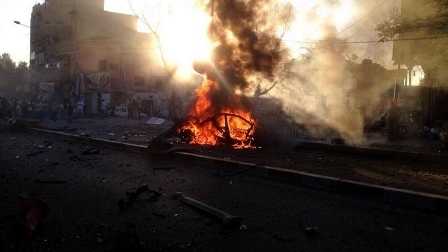 مقتل شرطي وإصابة ضابط بانفجار قنبلة قرب كركوك