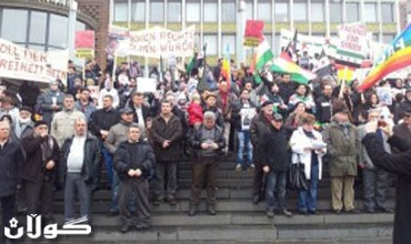 مسيرة حاشدة في ديورن الألمانية تضامناً مع ثورة الشعب السوري