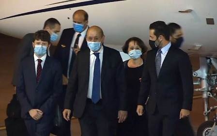 وزير الخارجية الفرنسي يصل إلى أربيل