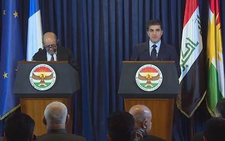 لورديان يعلن تقديم 10 ملايين يورو إلى إقليم كوردستان للتعامل مع لاجئي كوردستان سوريا