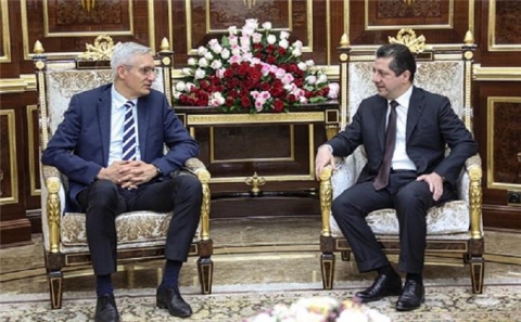 مسرور البارزاني يجتمع مع وفد ألماني