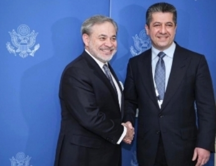 رئيس حكومة إقليم كوردستان ووزير الطاقة الأمريكي يتفقان على تعزيز استثمارات الطاقة