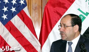 المالكي يلتقي وزير دفاع ايران ويدعوه للتعاون لتثبيت الامن