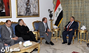 الرئيس طالباني يؤكد أهمية توسيع العلاقات بين العراق ودول الاتحاد الأوروبي