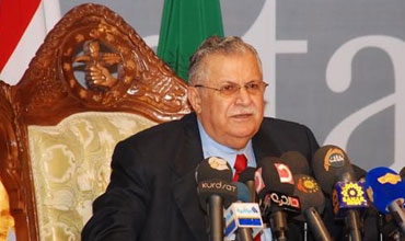 الطالباني: اسبوعان لتحديد 