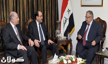 الرئاسات الثلاث تجتمع اليوم لاستلام ورقتي العراقية والتحالف الكردستاني